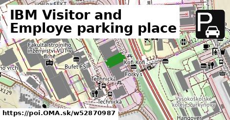 IBM Visitor and Employe parking place