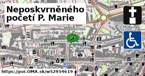 Neposkvrněného početí P. Marie