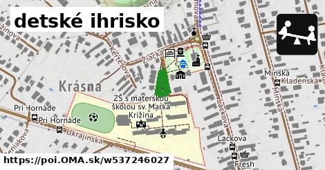 detské ihrisko