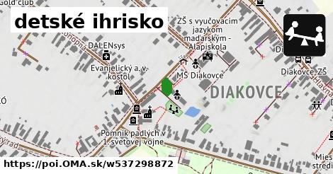 detské ihrisko