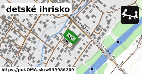 detské ihrisko