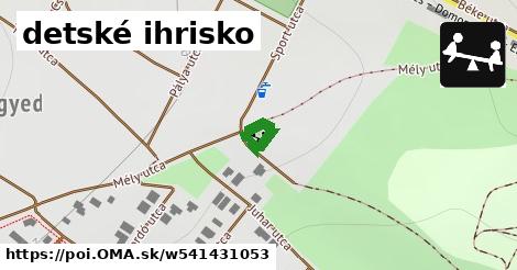 detské ihrisko