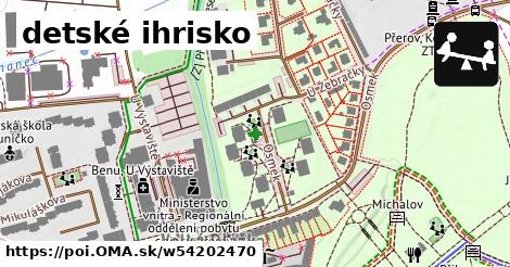 detské ihrisko