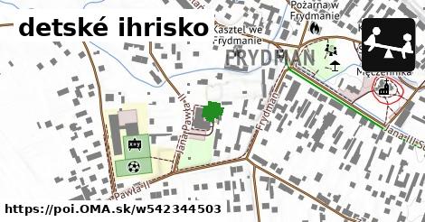 detské ihrisko