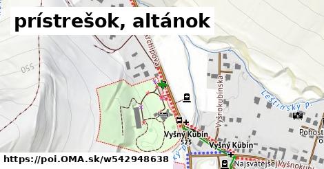 prístrešok, altánok