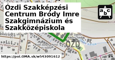 Ózdi Szakképzési Centrum Bródy Imre Szakgimnázium és Szakközépiskola