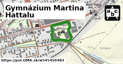 Gymnázium Martina Hattalu