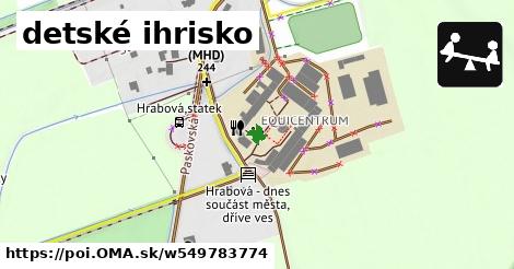 detské ihrisko