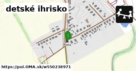 detské ihrisko