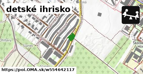 detské ihrisko