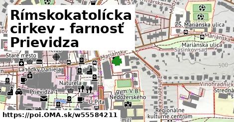 Rímskokatolícka cirkev - farnosť Prievidza