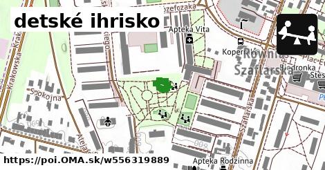 detské ihrisko