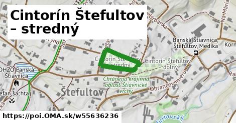 Cintorín Štefultov – stredný