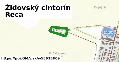 Židovský cintorín Reca