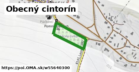 Obecný cintorín