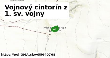 Vojnový cintorín z 1. sv. vojny