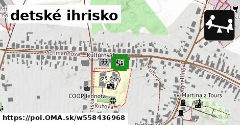 detské ihrisko