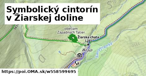 Symbolický cintorín v Žiarskej doline