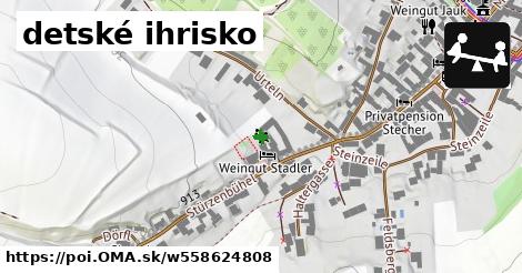 detské ihrisko