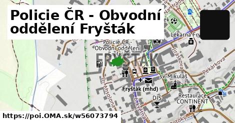 Policie ČR - Obvodní oddělení Fryšták