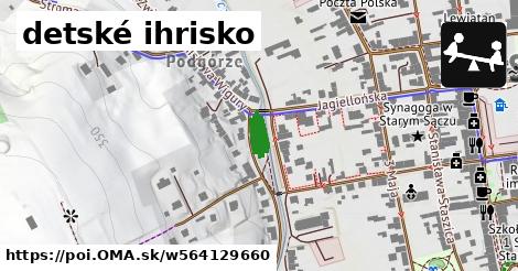 detské ihrisko