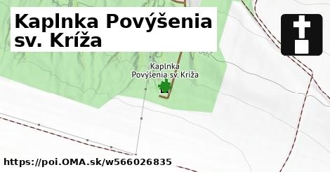 Kaplnka Povýšenia sv. Kríža