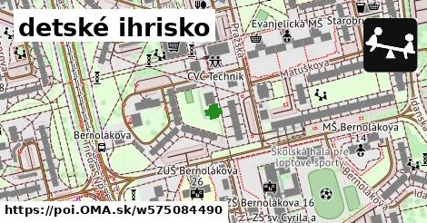 detské ihrisko