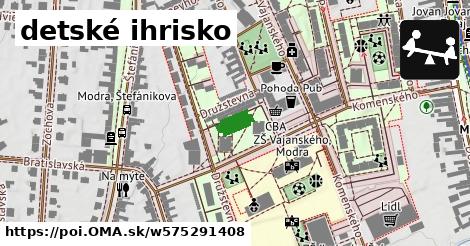 detské ihrisko