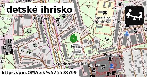 detské ihrisko