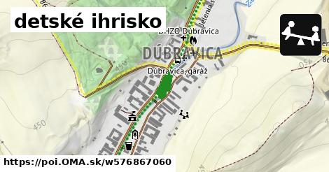 detské ihrisko