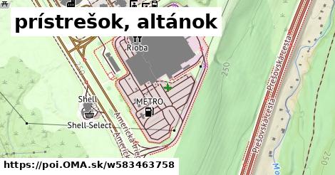 prístrešok, altánok