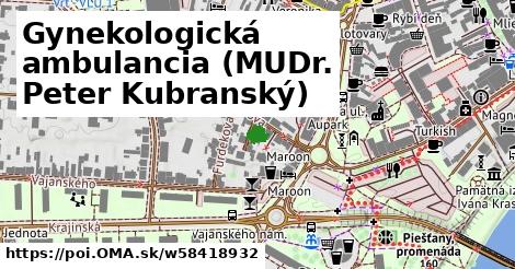 Gynekologická ambulancia (MUDr. Peter Kubranský)