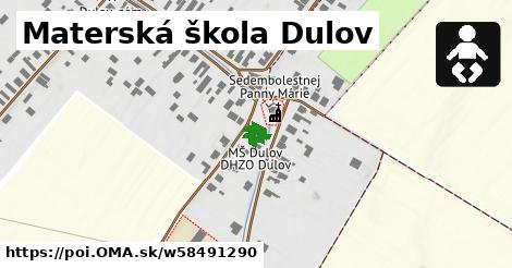 Materská škola Dulov