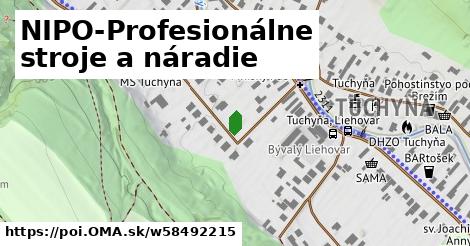 NIPO-Profesionálne stroje a náradie