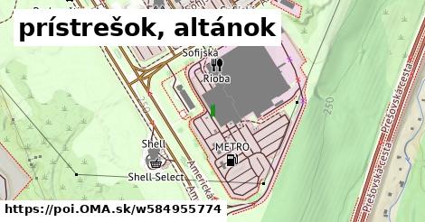 prístrešok, altánok