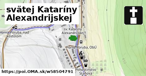 svätej Kataríny Alexandrijskej