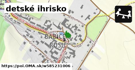 detské ihrisko