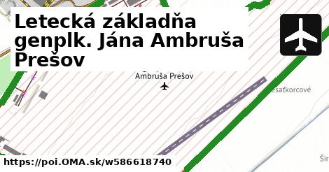 Letecká základňa genplk. Jána Ambruša Prešov