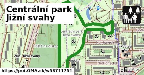 Centrální park Jižní svahy