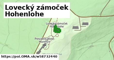 Lovecký zámoček Hohenlohe