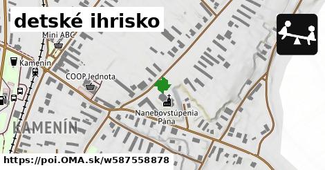 detské ihrisko