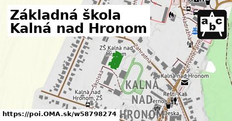 Základná škola Kalná nad Hronom