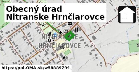 Obecný úrad Nitranske Hrnčiarovce