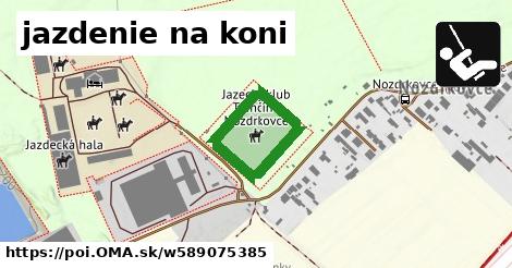 jazdenie na koni