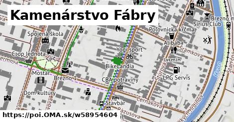 Kamenárstvo Fábry