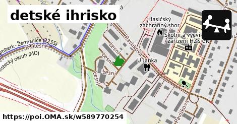 detské ihrisko