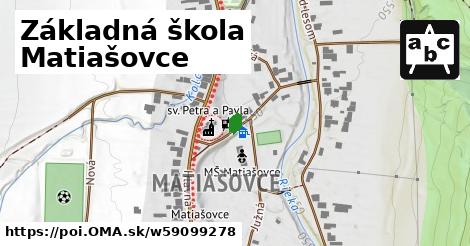 Základná škola Matiašovce