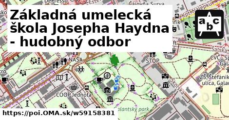 Základná umelecká škola Josepha Haydna - hudobný odbor