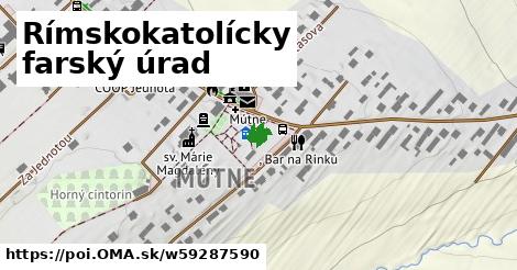 Rímskokatolícky farský úrad