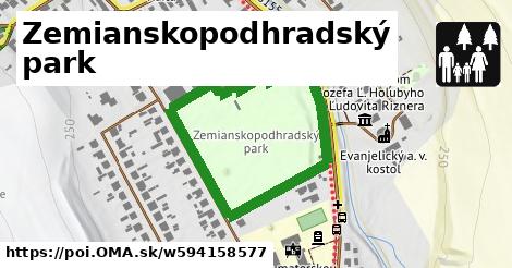 Zemianskopodhradský park